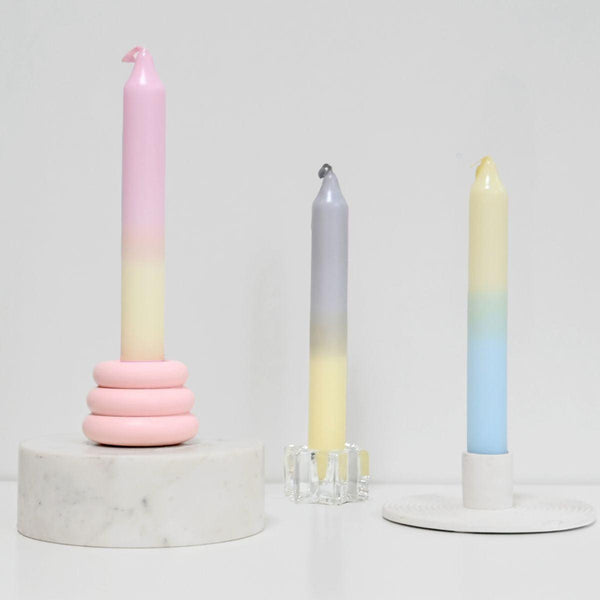 Dip Dye Stick Candle Set | Nude