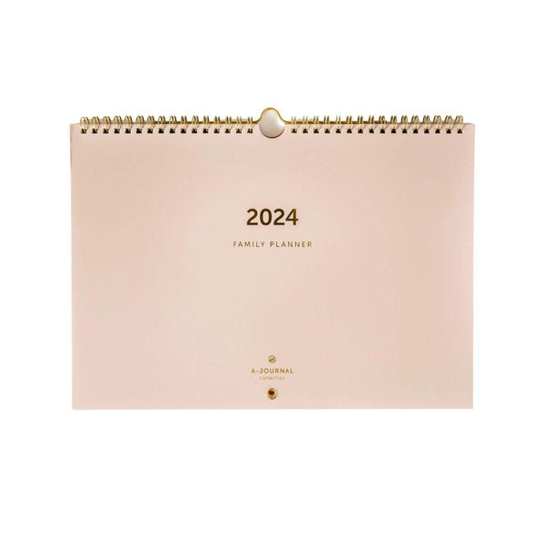 Familien Kalender 2024 | Beige