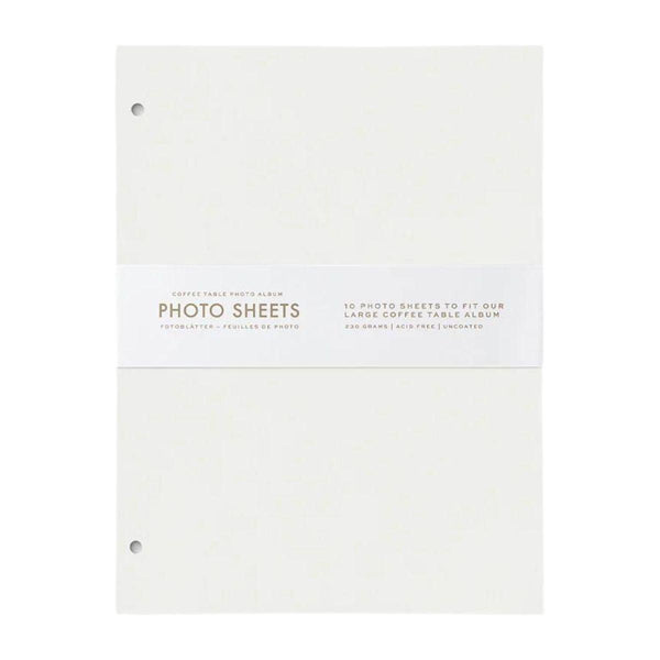 Photo papers | pack of 10 white