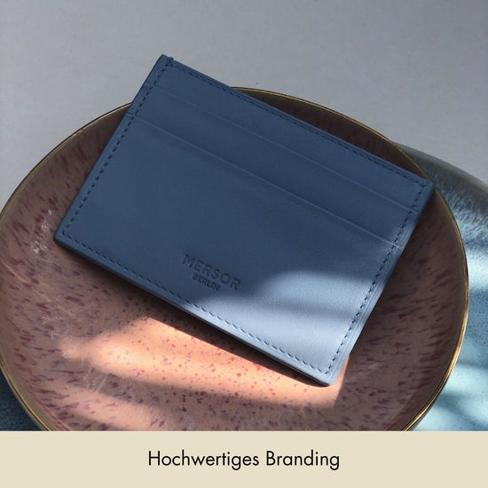 Cardholder Smooth Leather | Ice Blue