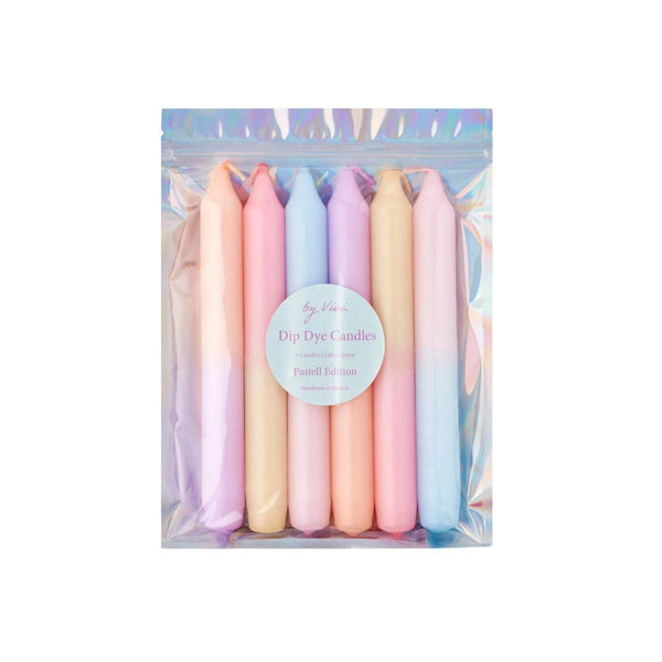 Dip Dye Stick Candle Set | Pastel