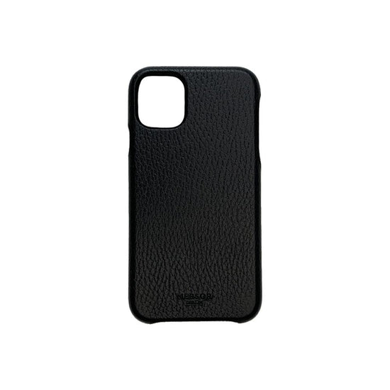 iPhone 12 / 12 Pro Case Grainy Leather | Black
