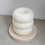 Donut Candle | White