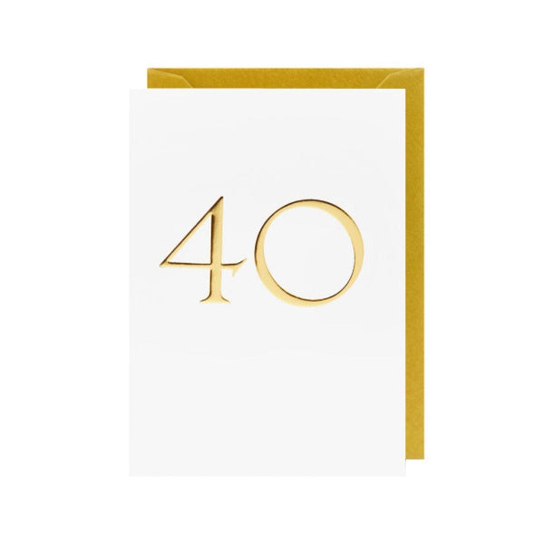 40 Jahre Geburtstagskarte | MERSOR