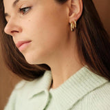 Chunky Hoop Earrings | Gold