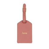 Luggage Tag | Misty Rose & Gold