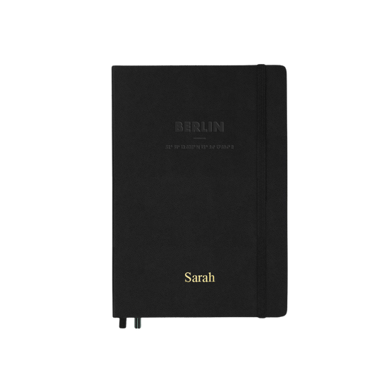 Notizbuch A5 Hardcover Berlin Limited Edition | Schwarz