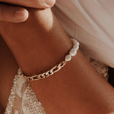 Baroque Pearl Chain Armband | Gold von Hey Coral | Geschenke bei MERSOR