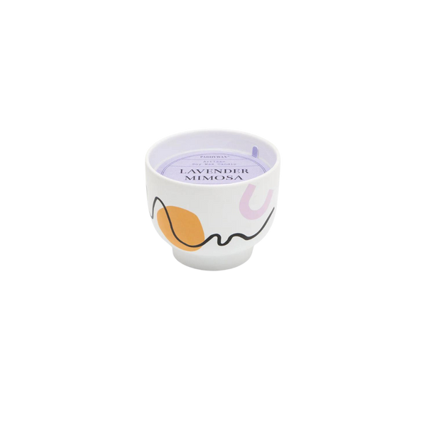 Wabi Sabi Kerze Lavender Mimosa von PADDYWAX 