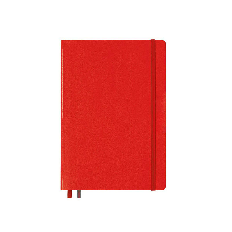 Rotes Notizbuch als Geschenk mit Namen von MERSOR